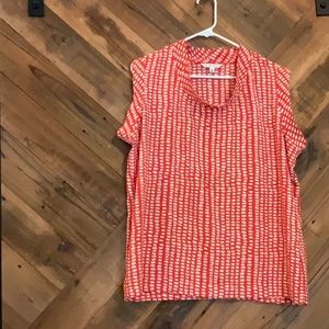 Clemson orange CAbi blouse